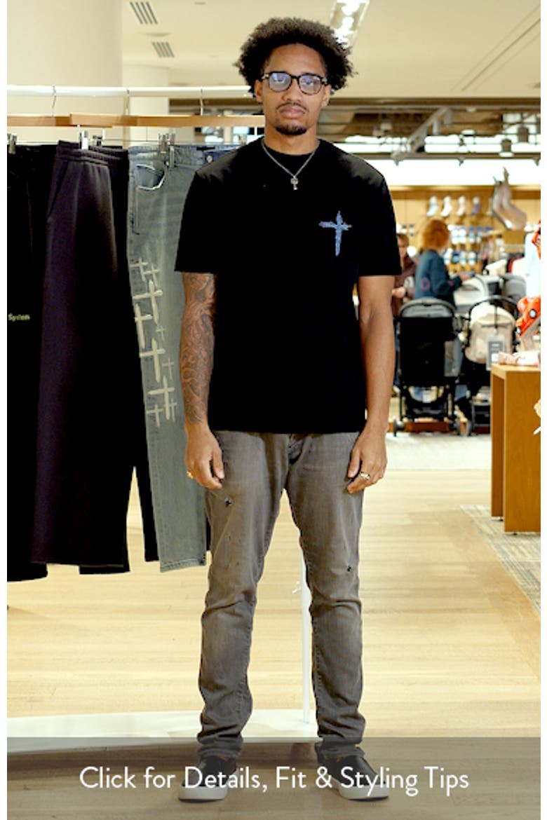 Liam Black Circuit Cross Graphic T-Shirt video