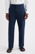 NN07 1454 Aden Flat Front Linen Chinos