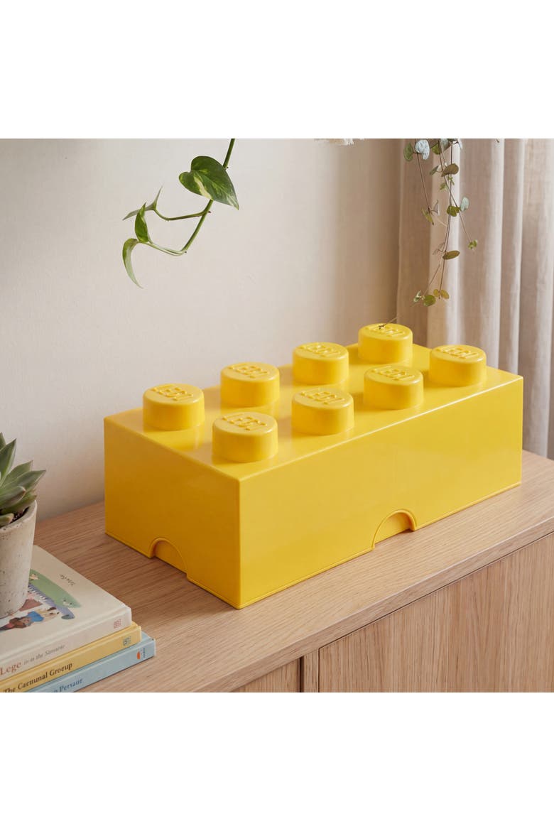 Storage Brick 8  Yellow, Alternate, color, Yellow