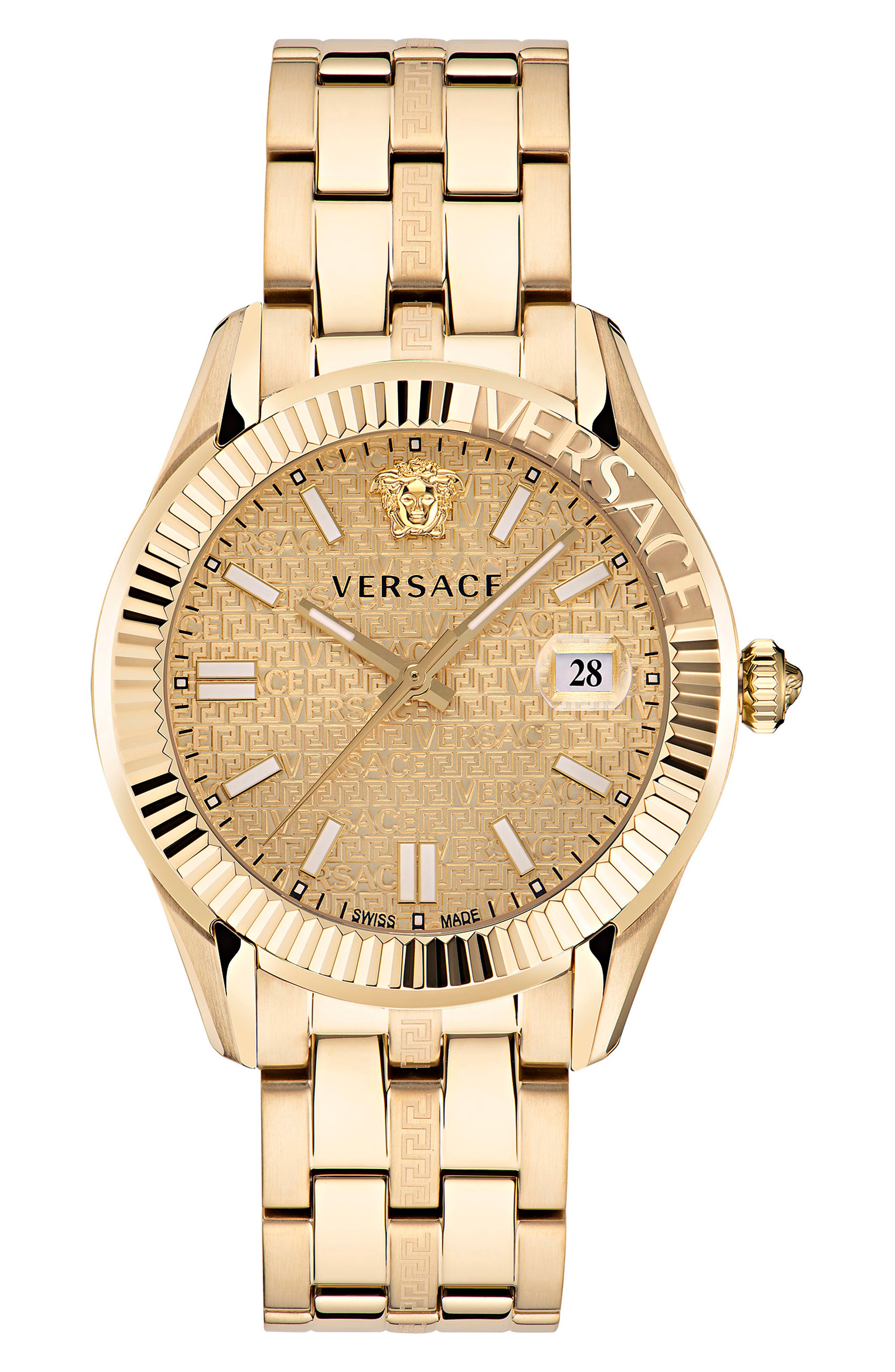 Versace Greca Time Bracelet Watch, 41mm