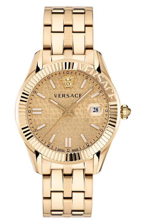 Greca Time Bracelet Watch, 41mm