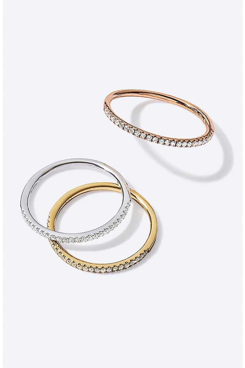 18K Gold Diamond Stacking Ring, Alternate, color, 18K WHITE GOLD