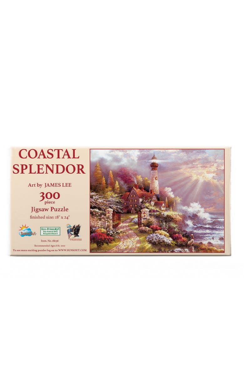 Sunsout Coastal Splendor 300 piece Jigsaw Puzzle for Adults, Alternate, color, Multicolor