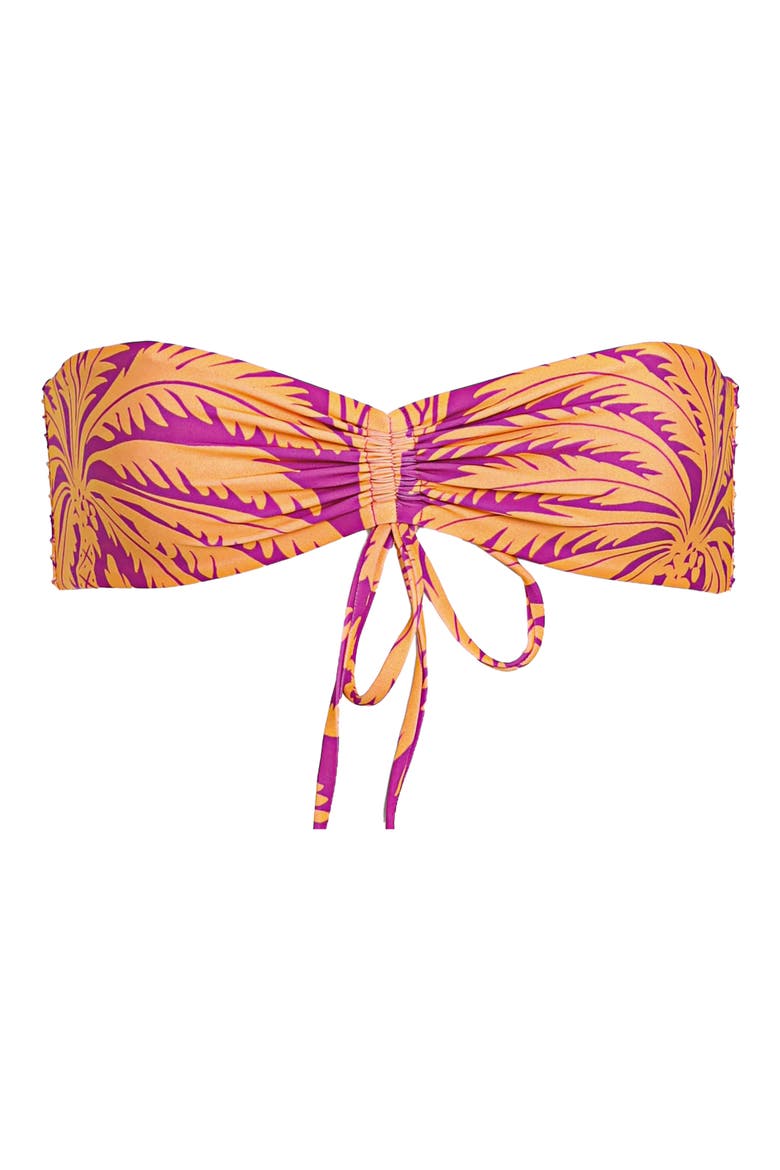 Flamingo Palm Kanani Reversible Bikini Top, Alternate, color, PURPLE
