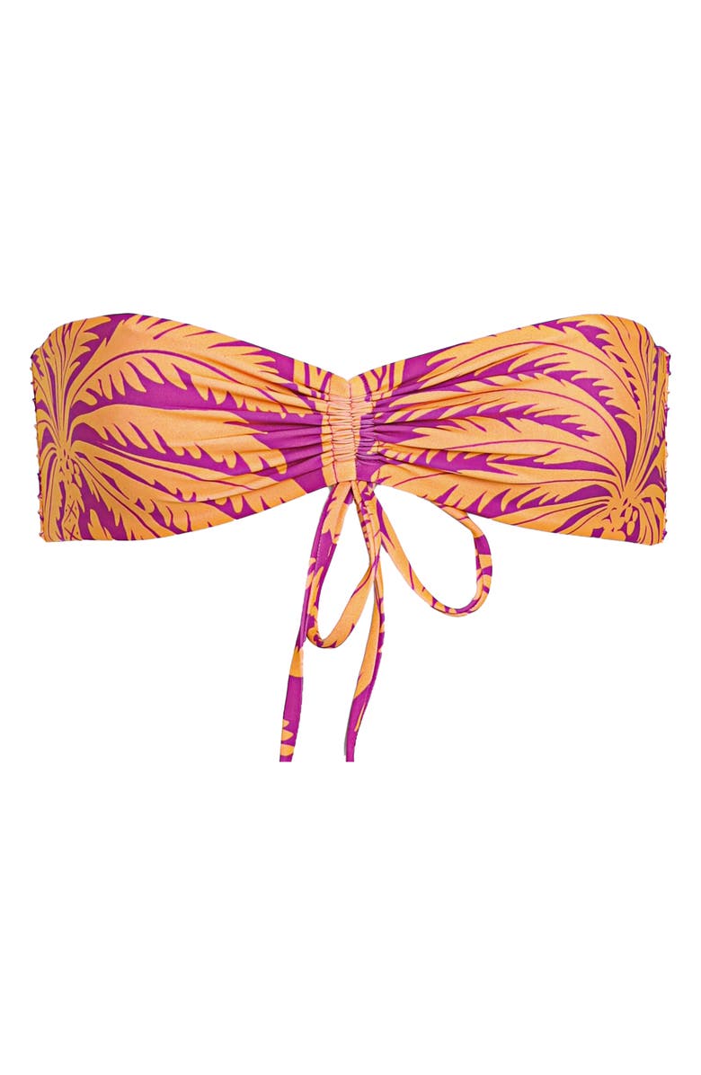 Maaji Flamingo Palm Kanani Reversible Bikini Top, Alternate, color, Purple
