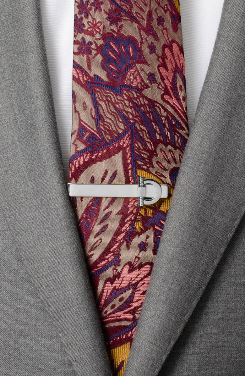 Cufflinks, Inc. Horse Bit Stainless Steel Tie Bar, Alternate, color, Silver