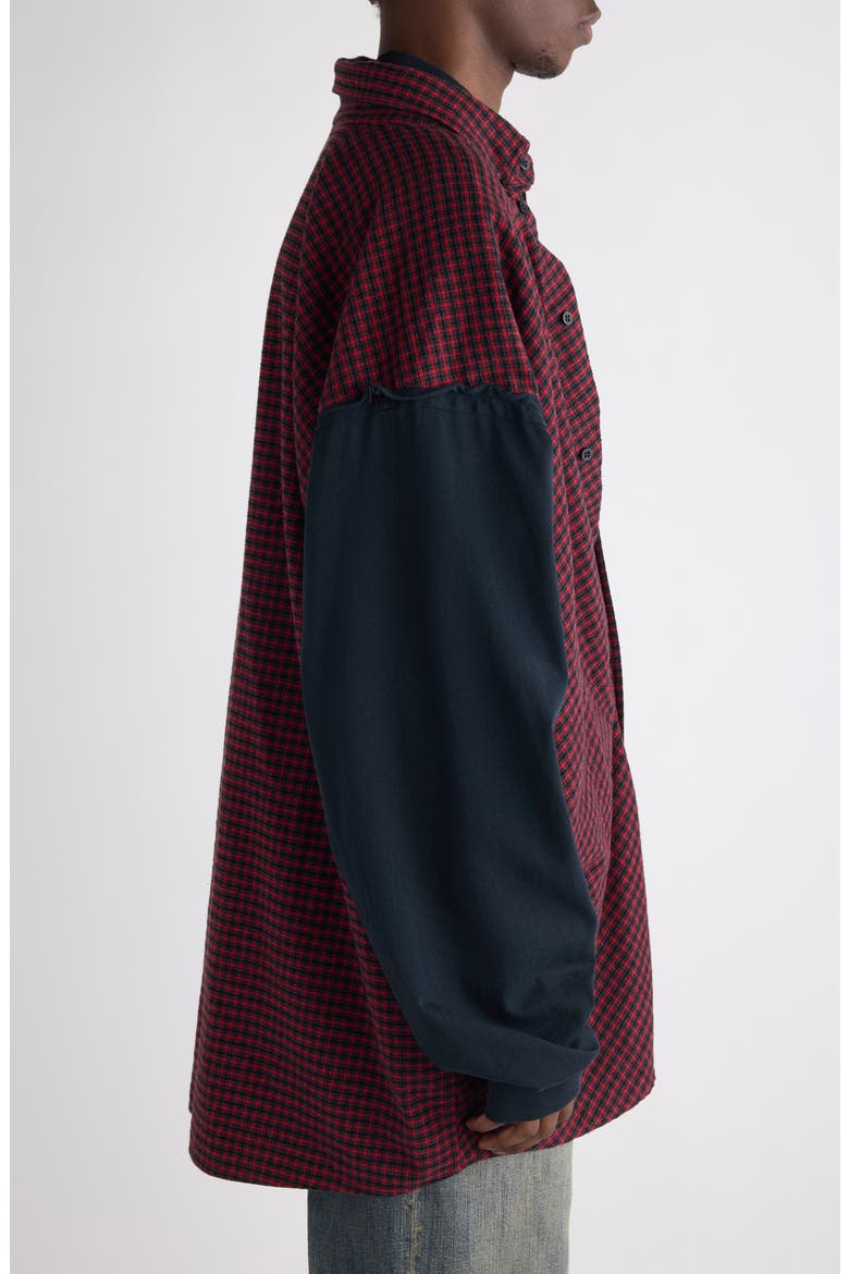 Patched Shirt, Alternate, color, 6400 RED