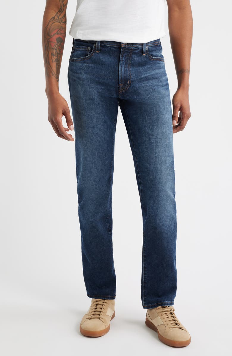 AG Tellis Slim Fit Jeans, Main, color, Mastodon