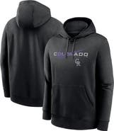 Nike Men's Nike Black Colorado Rockies Swoosh NeighborHOOD Pullover Hoodie
