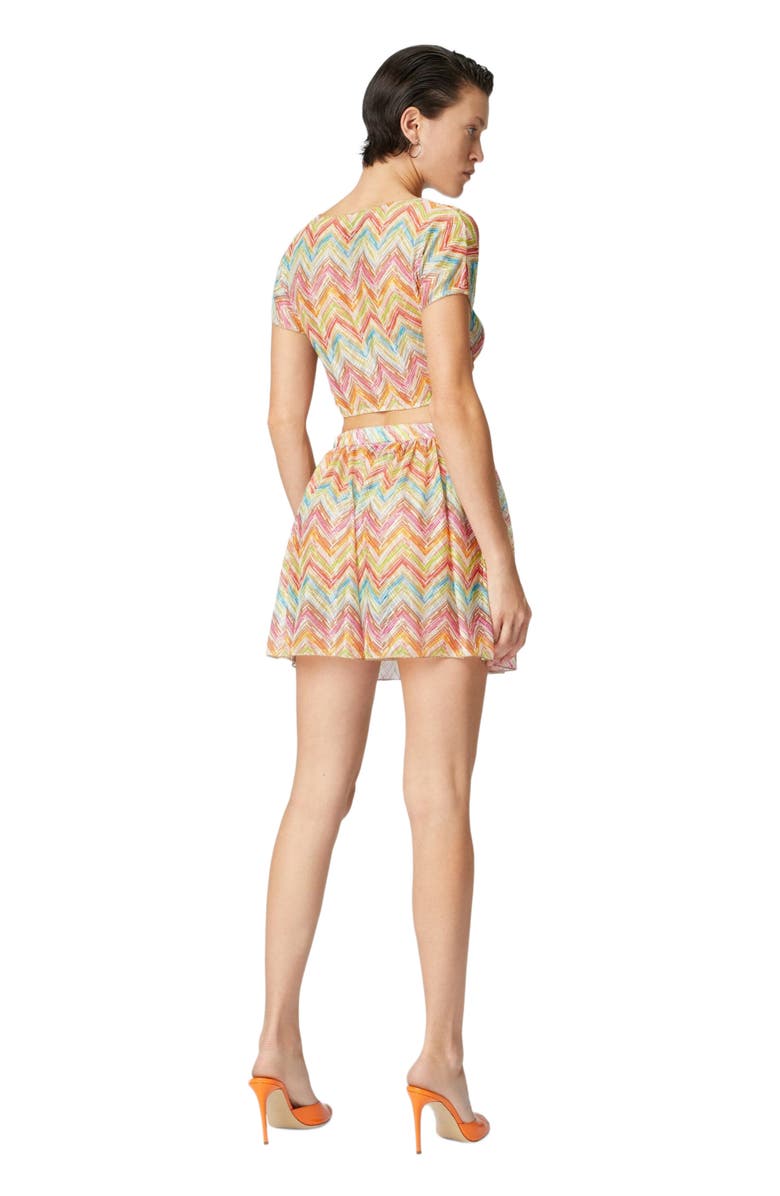 Missoni Printed Tulle Crop Top, Alternate, color, 