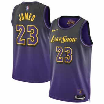 Purple lakers jersey lebron james hot sale