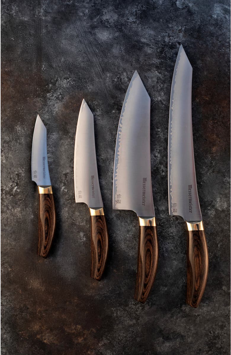 Messermeister Kawashima 5 Piece Magnetic Knife Block Set, Alternate, color, Kawashima