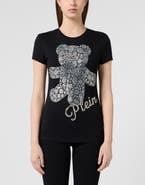 PHILIPP PLEIN Sexy Pure Fit T-Shirt Teddy Crystal Women