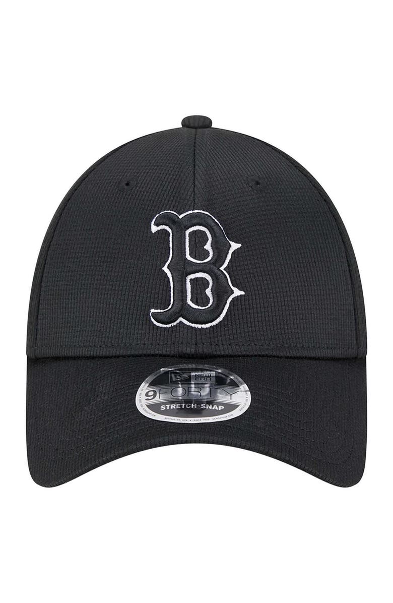 New Era Men's New Era Black Boston Red Sox Pivot 9FORTY Adjustable Hat, Alternate, color, Black