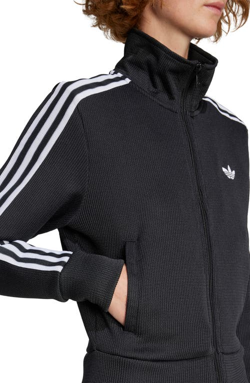 Adidas Originals Adidas Firebird Adicolor Knit Track Jacket In Black