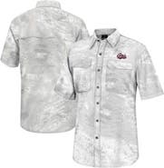 COLOSSEUM Men's Colosseum  White Montana Grizzlies Realtree Aspect Charter Full-Button Fishing Shirt