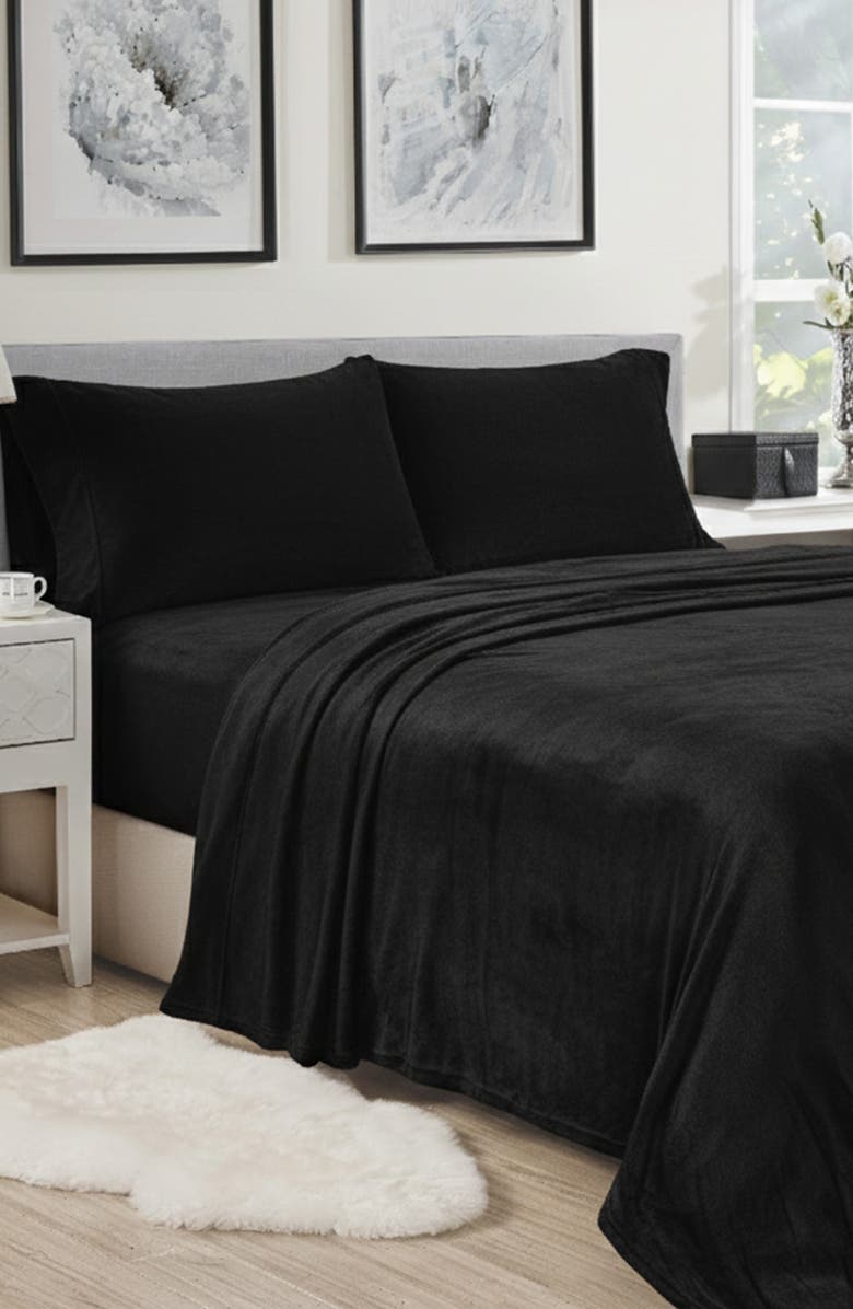 Luxury Home Microplush Ultra Premium Sheet Set, Alternate, color,