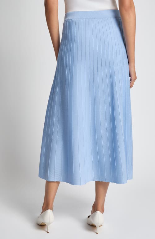 Misook Heritage Rib Maxi Skirt In Arctic