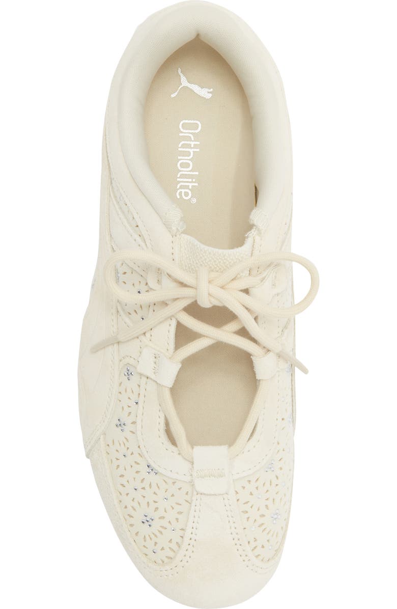 PUMA Speedcat Go Bejeweled Sneaker, Alternate, color, Alpine Snow/ Gum