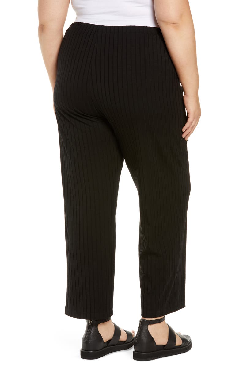 Eileen Fisher Ribbed Ankle Pant, Alternate, color, 