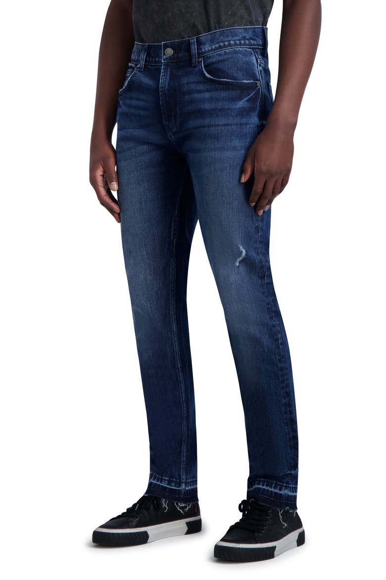 Relase Hem Slim Fit Jeans, Alternate, color, DARK BLUE