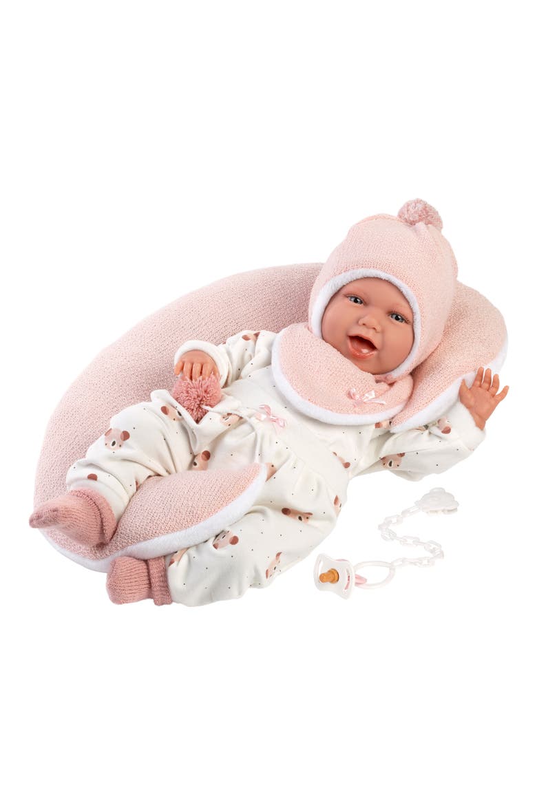 Mackenzie 16.5-Inch Laughing Articulated Newborn Doll, Alternate, color, MULTI