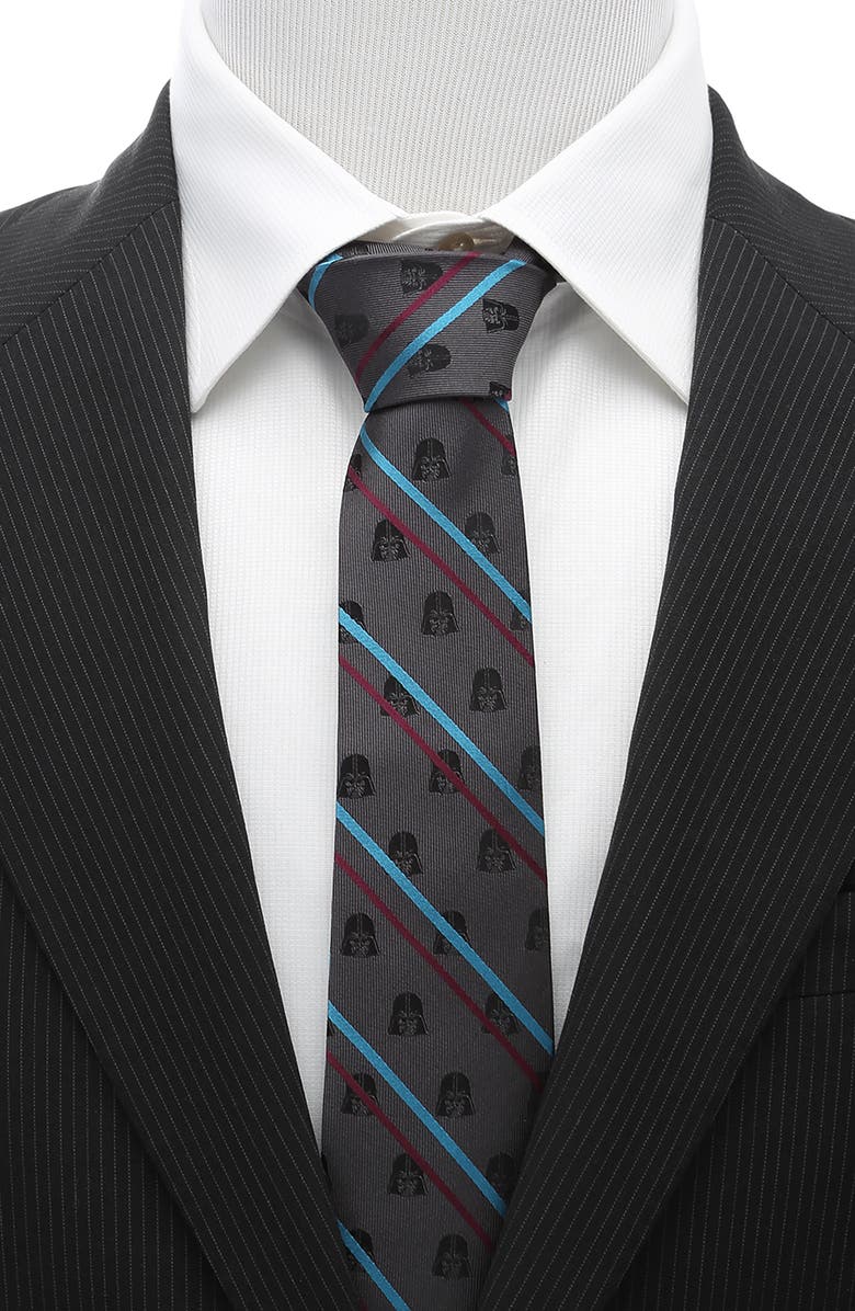 Cufflinks, Inc. Star Wars<sup>™</sup> - Darth Vader Stripe Silk Tie, Alternate, color, 