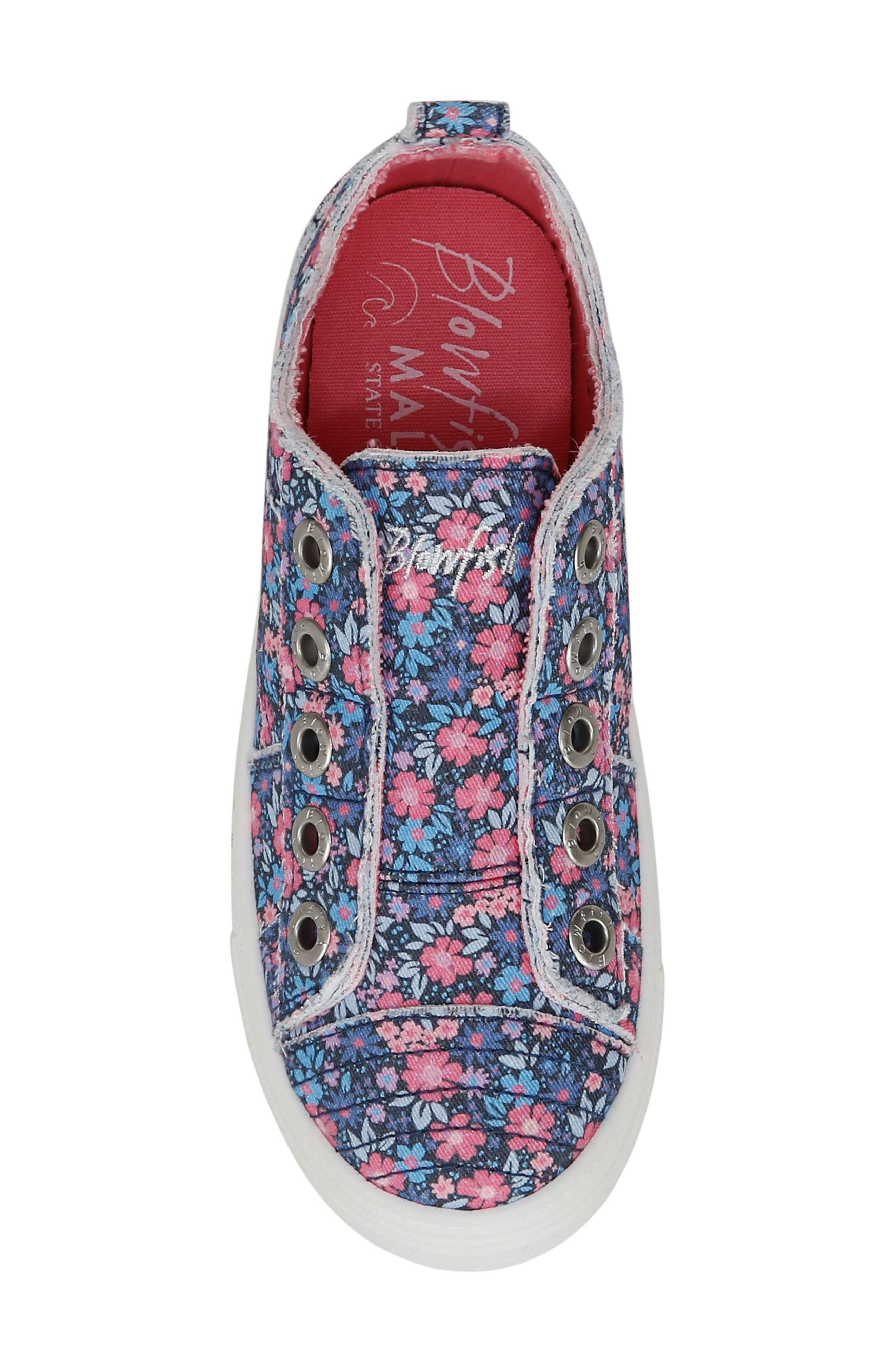 Blowfish Malibu Kids' Super Play Slip-On Sneaker, Alternate, color, Indigo Pink