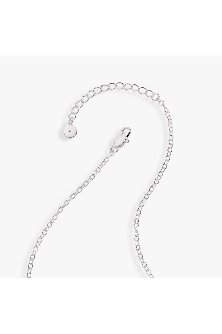 Baseball Duo Charm Pendant Necklace, Alternate, color, Silver