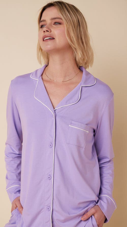 The Cat's Pajamas Pima Knit Pajama Set