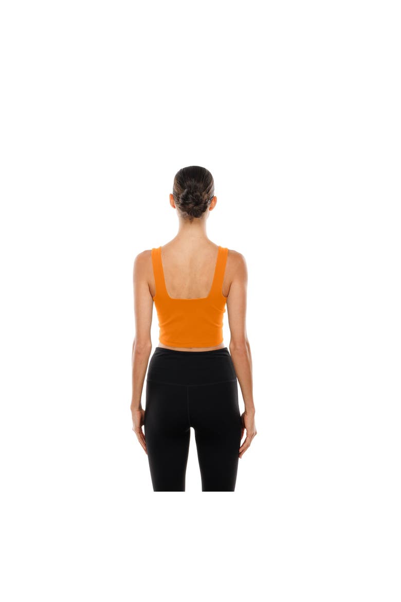 Women's New Era Orange/Red Tampa Bay Buccaneers Reversible Cropped Sport Classics Tank Top, Alternate, color, Orange