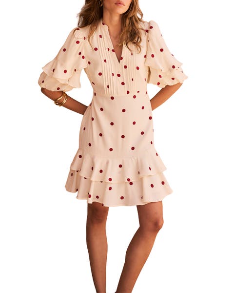 Polka Dot Mini Dress