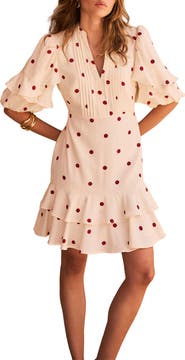 MINT VELVET Polka Dot Mini Dress