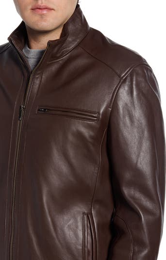 Cole Haan Moto Style Leather 2024 Jacket