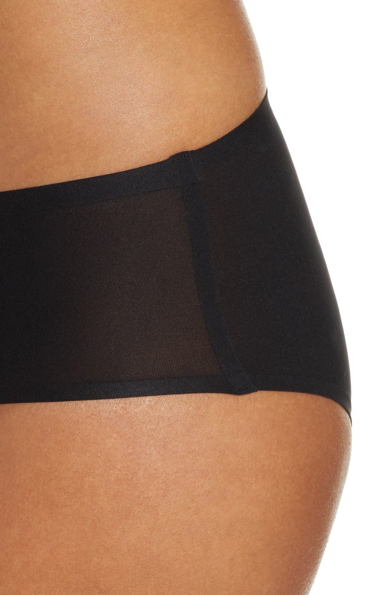 Chantelle Lingerie Soft Stretch 3-Pack Seamless Hipster Briefs, Alternate, color, Black