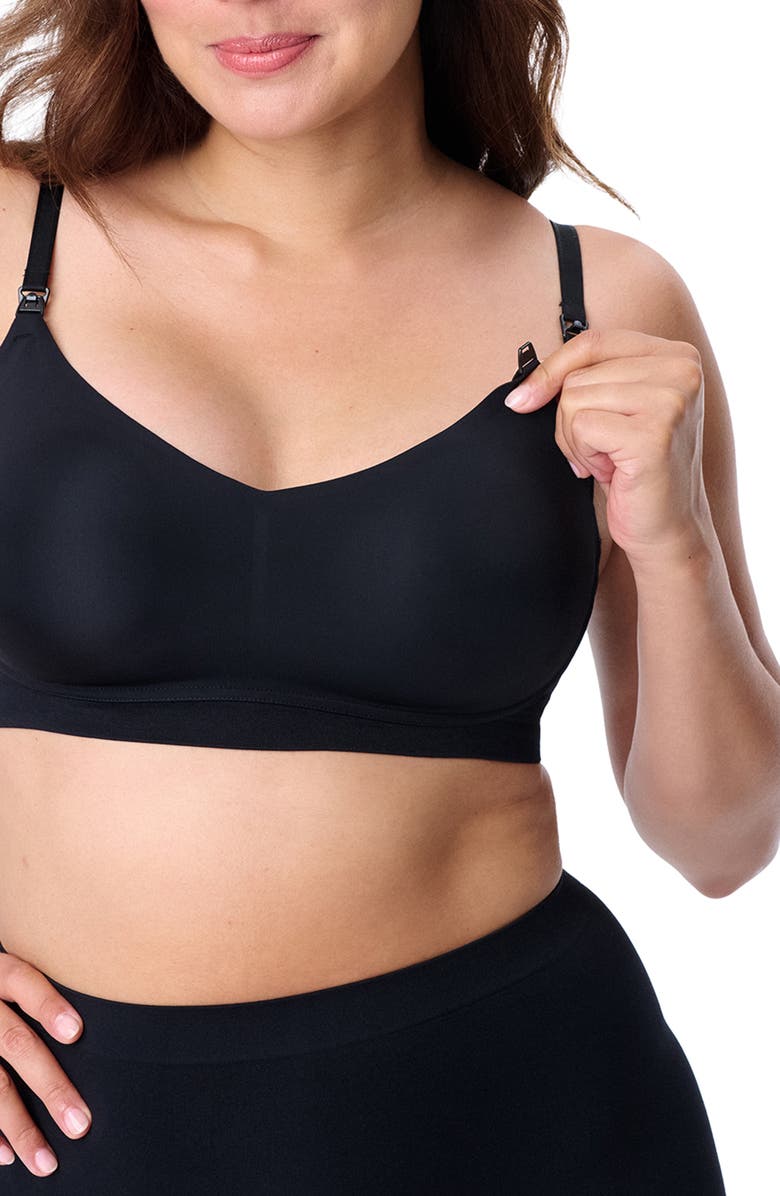 MOTHERHOOD MATERNITY Motherhood Women's Maternity Wireless Micro Nursing Bra, Alternate, color,