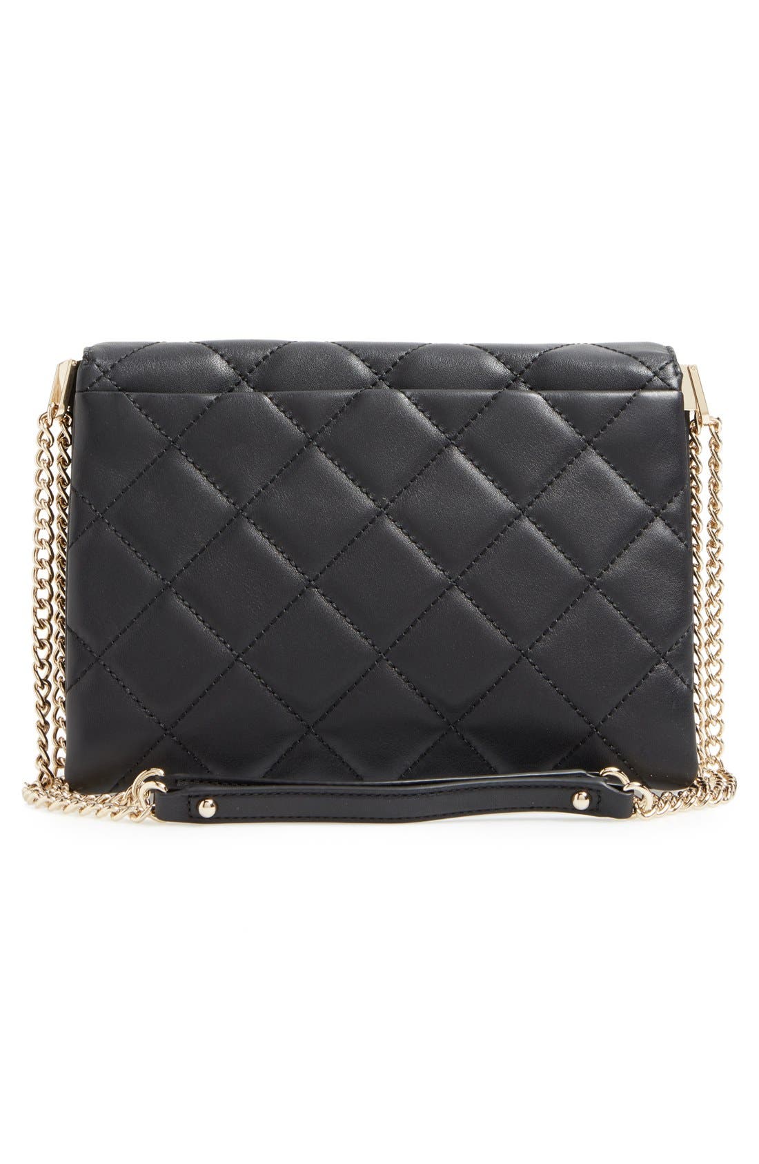 Kate Spade New York 'emerson place overlay - lenia' leather shoulder bag, Alternate, color, 
