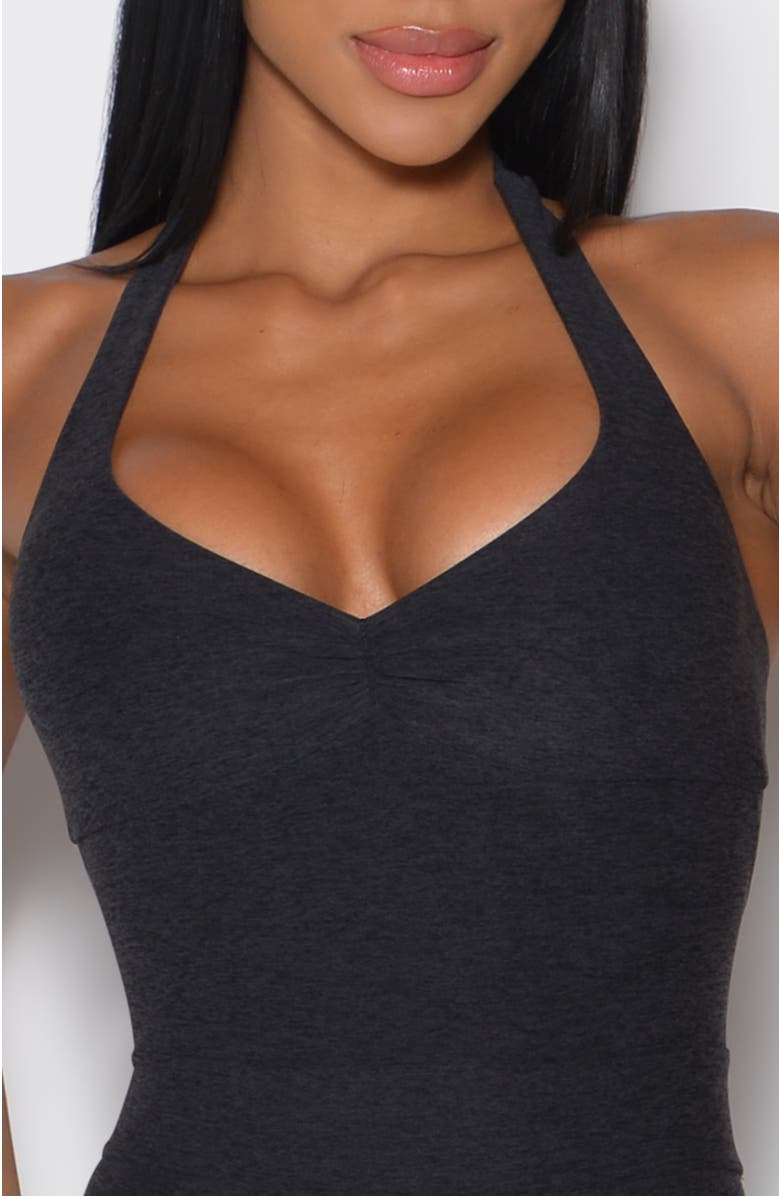 Bombshell Sportswear Backless Pocket Bodysuit Short, Alternate, color, 