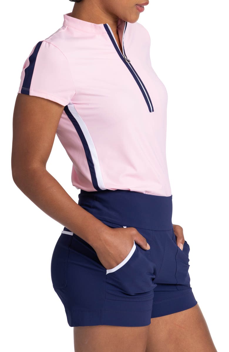 KINONA Sporting Life Short Sleeve Half Zip Golf Top, Alternate, color, 