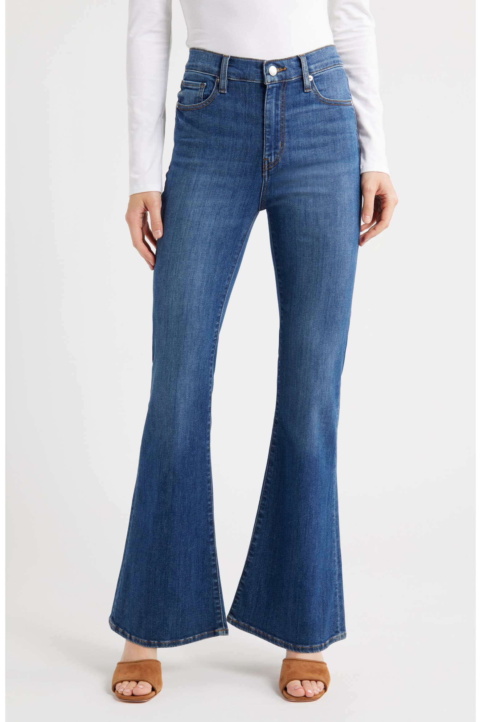 The Icon High Waist Flare Jeans (Women) | Nordstromrack