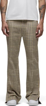 Hudson Jeans Walker Glen Plaid Bootcut Trouser Pants