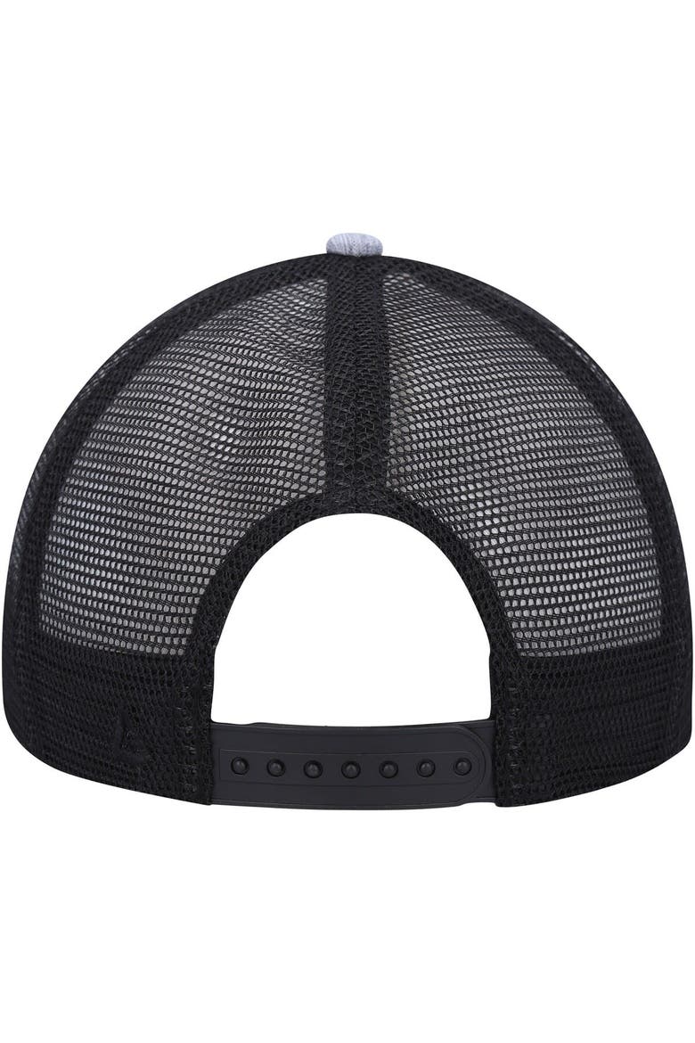 Men's Ahead Charcoal/Black Colorado Buffaloes Brant Trucker Adjustable Hat, Alternate, color, Charcoal