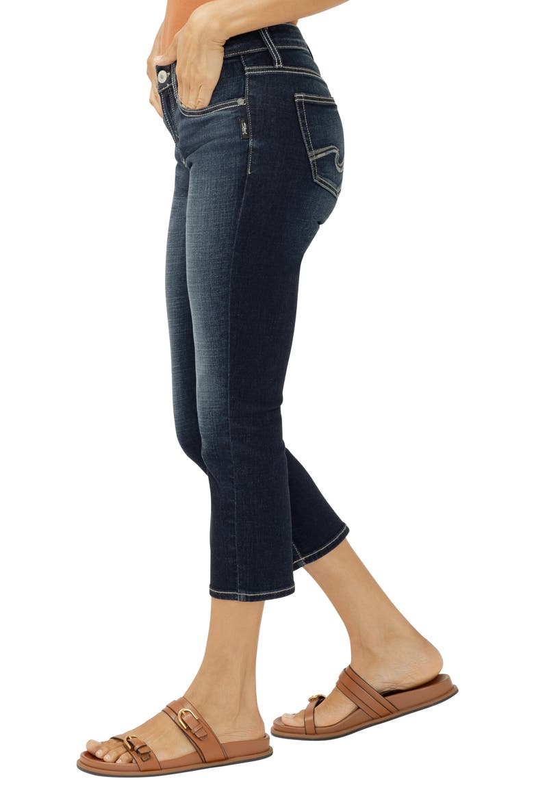 Elyse Curvy Mid Rise Capri Jeans, Alternate, color, BAY ST. LOUIS