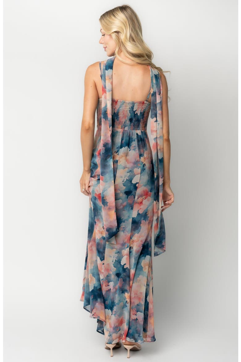 Province Maxi Dress, Alternate, color, Blue Multi