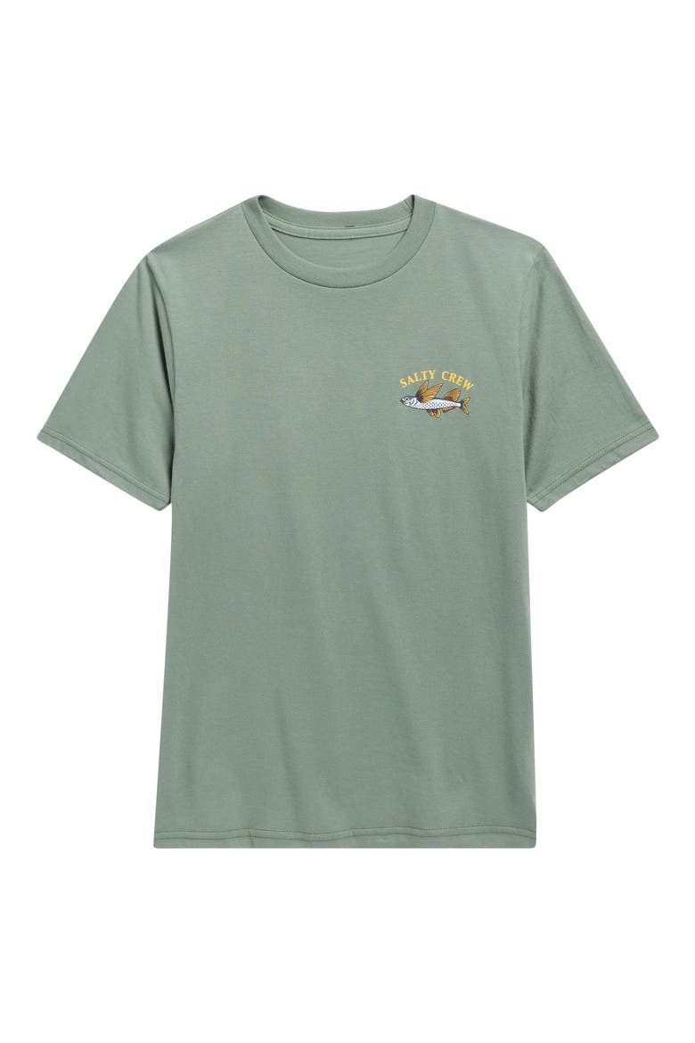 Kids' Fly Home Cotton Graphic T-Shirt, Main, color, LAUREL WREATH