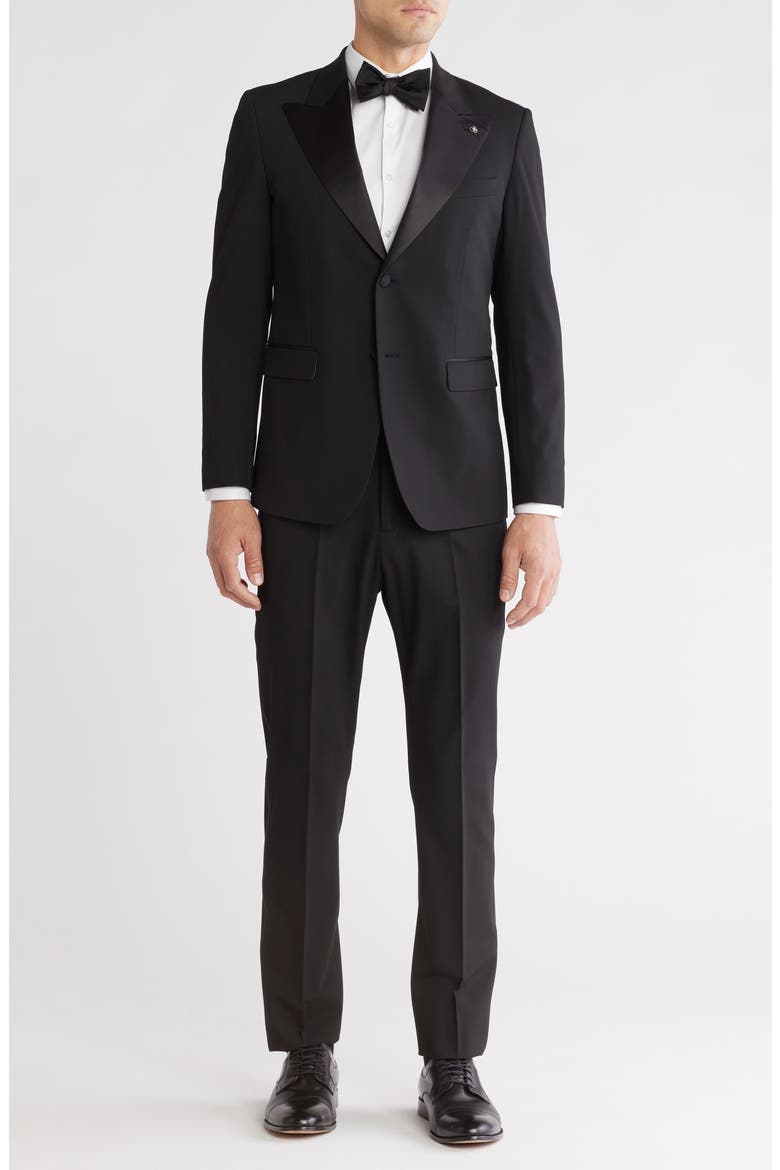 Modern Fit Tuxedo, Main, color, BLACK