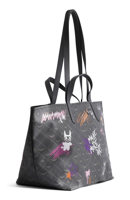 Zadig & Voltaire Z Extra Large Monogram Shopper Tote In Multi