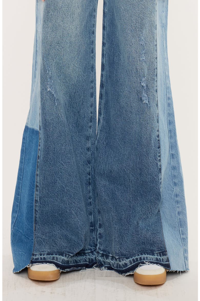 Clover High Rise Wide Leg Jeans, Alternate, color, Medium Wash