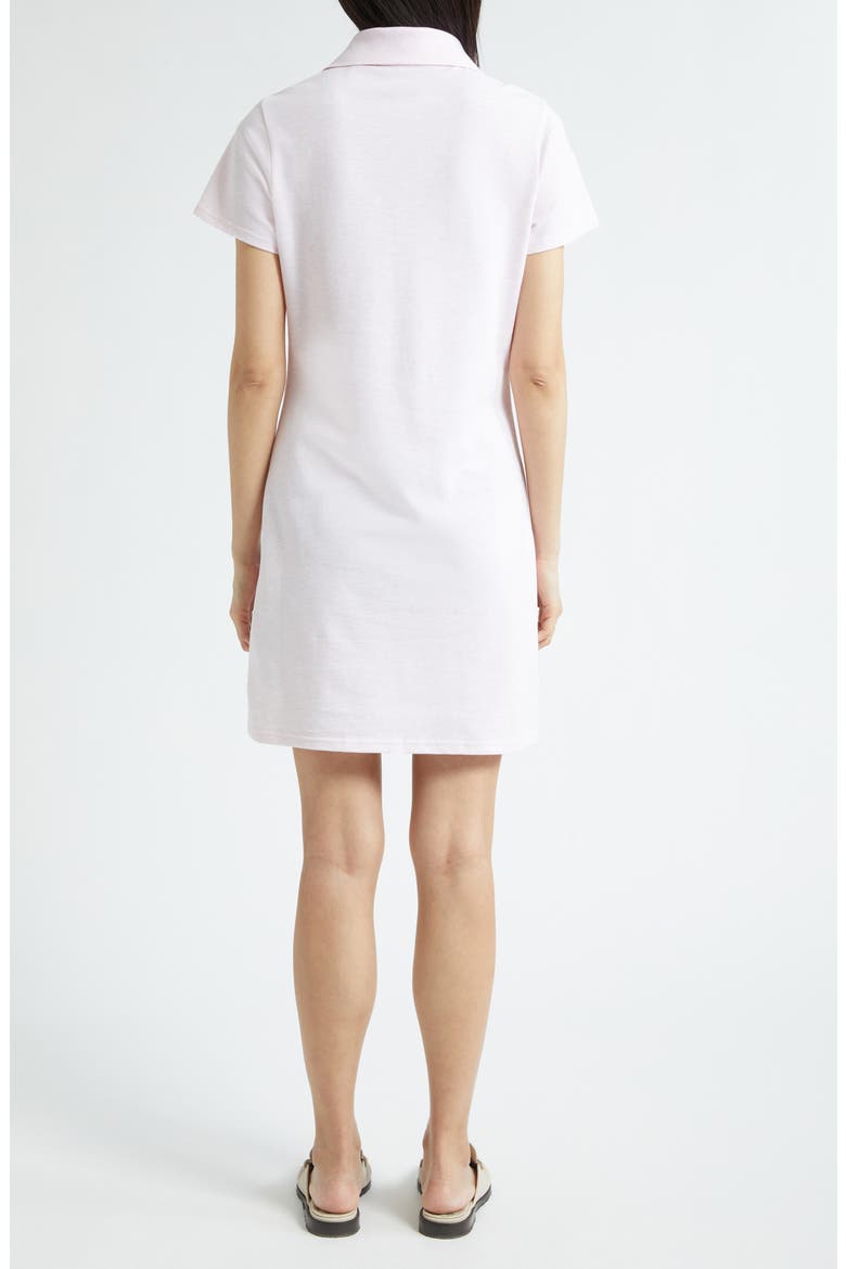 Pascaline Knit Polo Dress, Alternate, color, MALLOW PINK