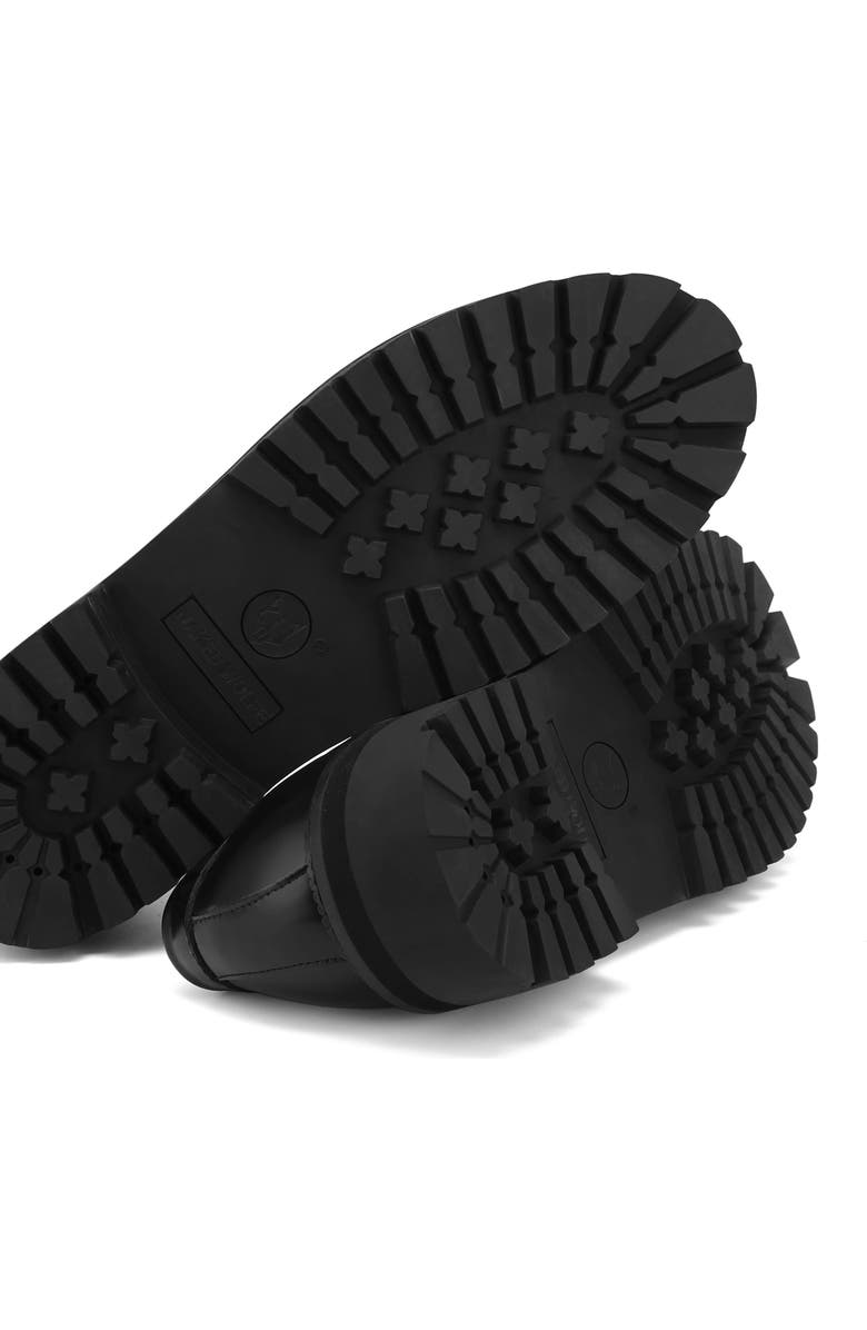 Naked Wolfe Banter Box Leather Loafer, Alternate, color, Black